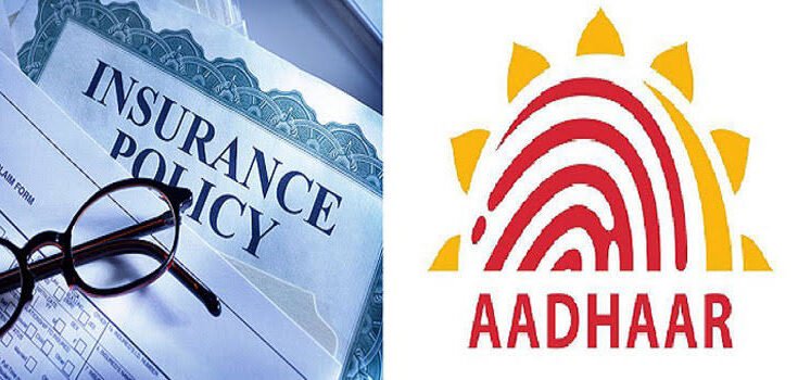 Link and Edit Aadhar card life insurance